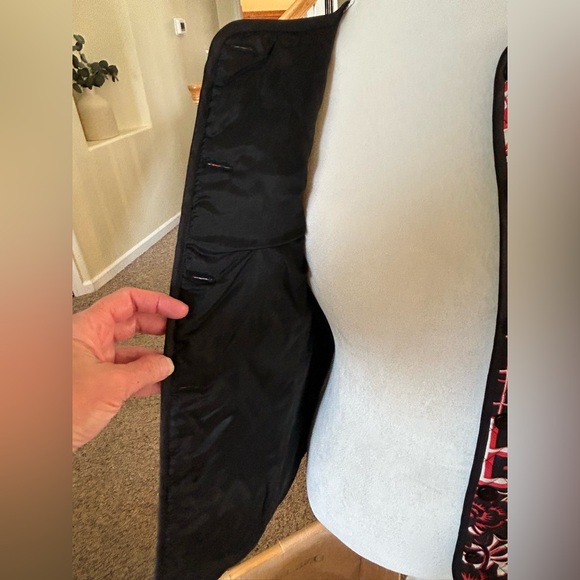 Vintage 1990’s SILKLAND patchwork jacket-100% silk - Picture 8 of 13